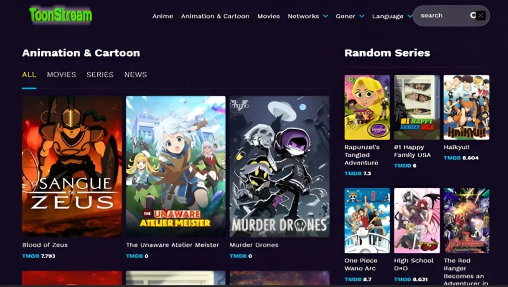 toonstream anime